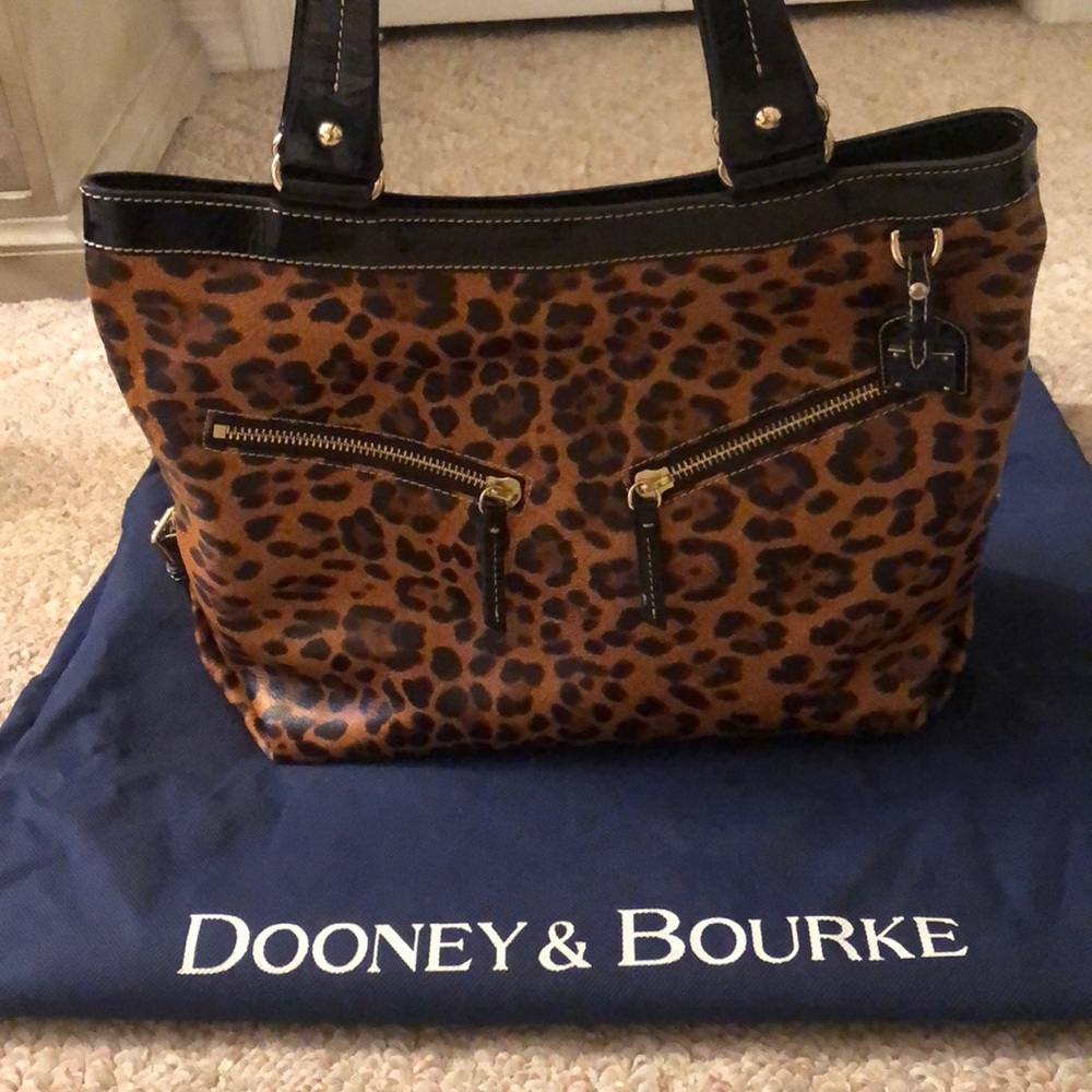 Genuine Leather Cheetah Dooney & Bourke handbag